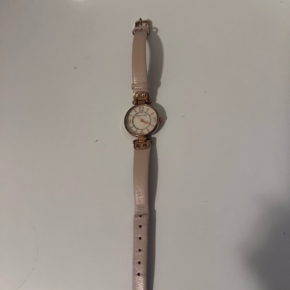 Anne Klein leather watch